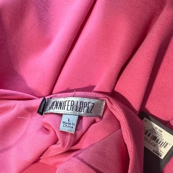 Jennifer Lopez Women’s Ponte Long Sleeved Sheath Dress w/ Scooped Back Size L - Picture 4 of 7